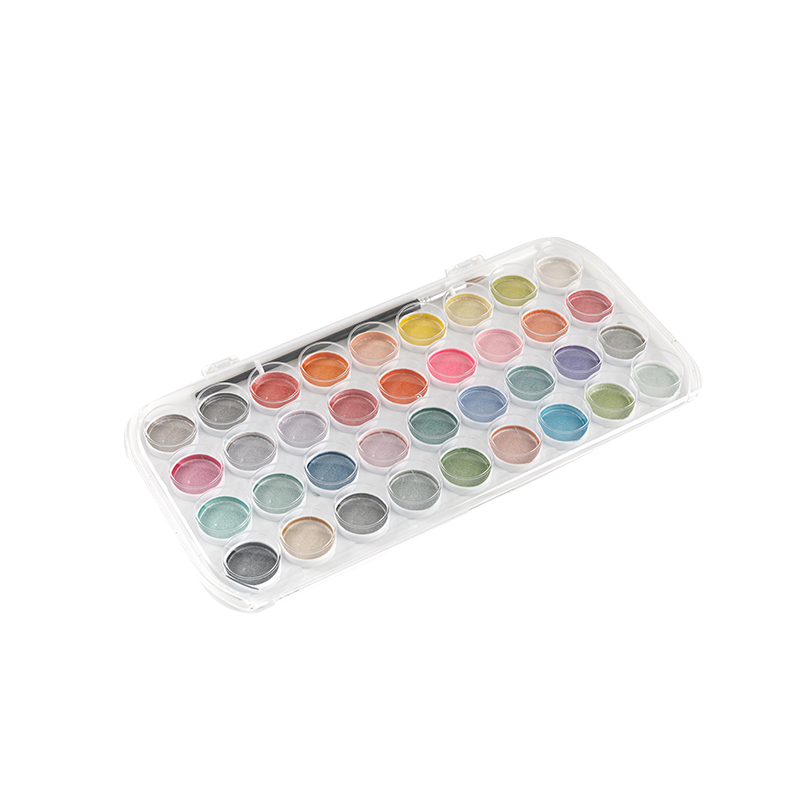 The Brief Introduction to Pearlescent Watercolor Set