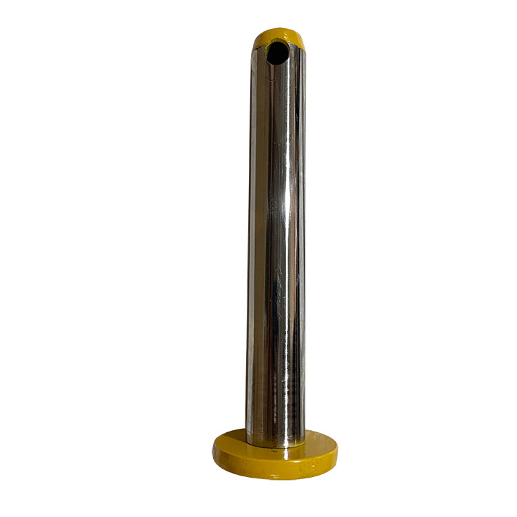 What material to use to make a pin for a hydraulic excavator